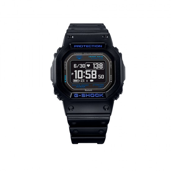 Casio G-Shock G-Squad DW-H5600-1A2 Black Bio-Based Resin Band Men Sport Watch