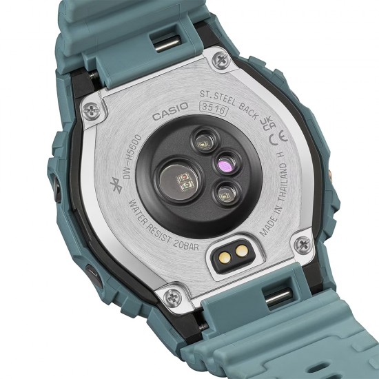Casio G-Shock G-Squad DW-H5600-2 Light Blue Bio-Based Resin Band Men Sport Watch