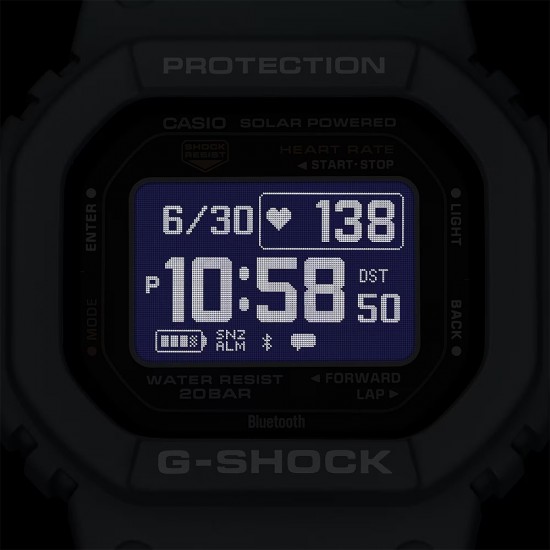Casio G-Shock G-Squad DW-H5600-2 Light Blue Bio-Based Resin Band Men Sport Watch