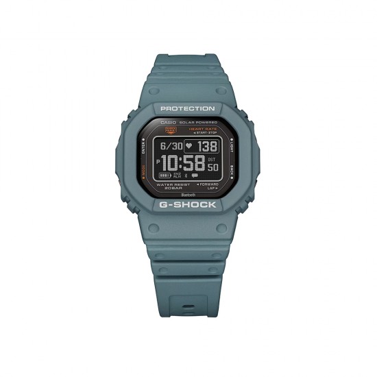 Casio G-Shock G-Squad DW-H5600-2 Light Blue Bio-Based Resin Band Men Sport Watch