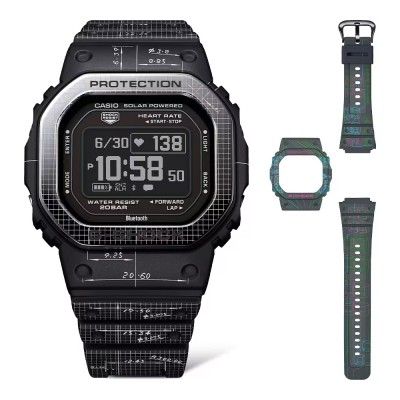 Casio G-Shock G-Squad DW-H5600EX-1 Black Bio-Based Resin Band Men Sport Watch
