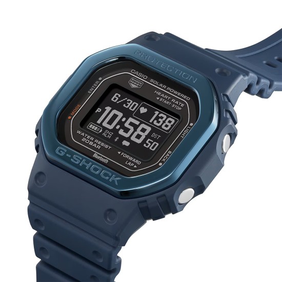 Casio G-Shock G-Squad DW-H5600MB-2 Blue Bio-Based Resin Band Men Sport Watch