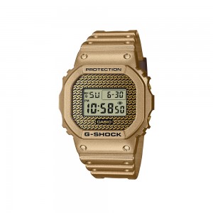 Casio G-Shock DWE-5600HG-1 Gold Resin Band Men Sports Watch