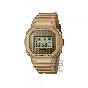 Casio G-Shock DWE-5600HG-1 Gold Resin Band Men Sports Watch
