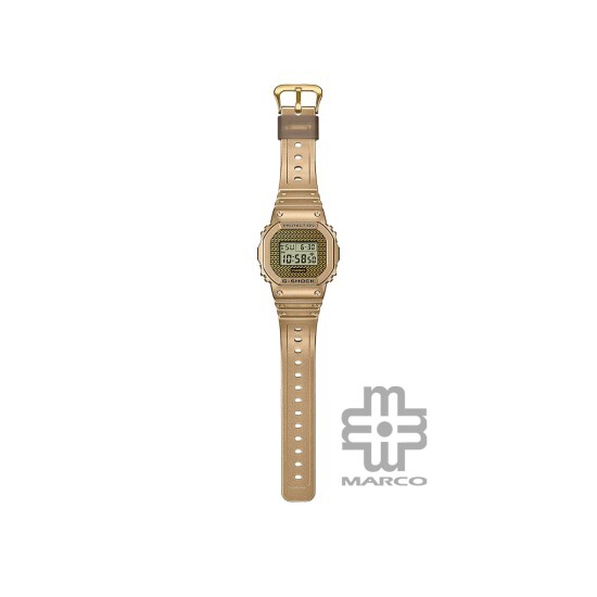Casio G-Shock DWE-5600HG-1 Gold Resin Band Men Sports Watch