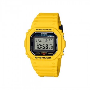 Casio G-Shock DWE-5600R-9 Yellow Resin Band Men Watch
