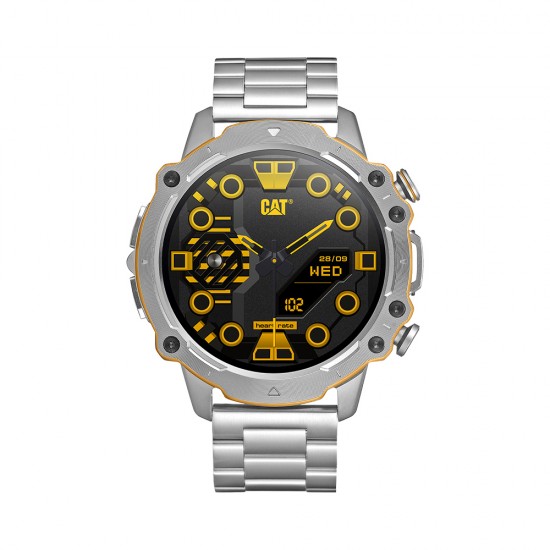 CAT SMART E1-140-11-100 | 1.43' AMOLED | IP68 | Stainless Steel band Men Watch