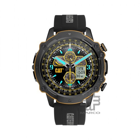 CAT SMART E1-160-21-100 | 1.43' AMOLED | IP68 | Black Silicone band Men Watch