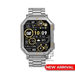CAT SMART E2-140-11-100 | 1.43' AMOLED | IP68 | Stainless Steel Men Watch
