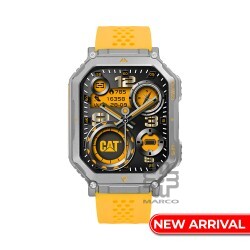 CAT SMART E2-140-27-100 | 1.43' AMOLED | IP68 | Yellow Silicone Band Men Watch
