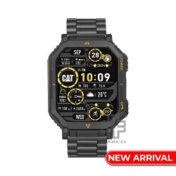 CAT SMART E2-160-29-100 | 1.43' AMOLED | IP68 | Black Stainless Steel Men Watch