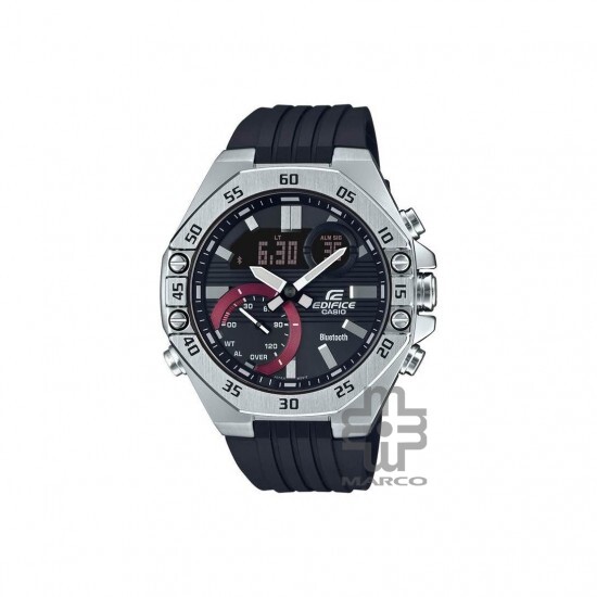Casio Edifice ECB-10P-1A Black Resin Band Men Watch