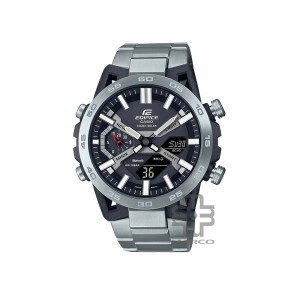 Casio Edifice ECB-2000D-1A Silver Stainless Steel Band Men Watch