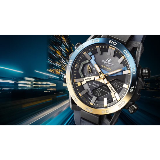Casio Edifice ECB-2000NP-1A Dark Blue Resin Band Men Watch