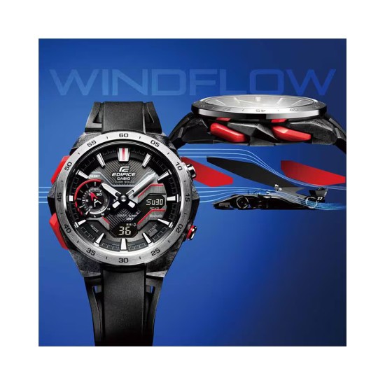 Casio Edifice ECB-2200P-1A Black Resin Band Men Watch