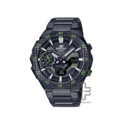 Casio Edifice ECB-2200RC-1A3 Black Stainless Steel Band Men Watch