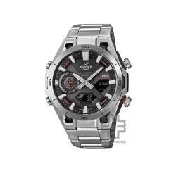 Casio Edifice ECB-2300D-1A Silver Stainless Steel Band Men Watch