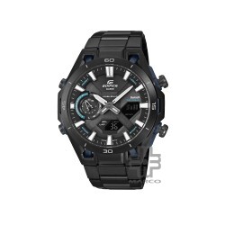 Casio Edifice ECB-2300DC-1A Black Stainless Steel Band Men Watch