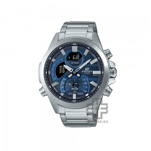 Casio Edifice ECB-30D-2A Silver Stainless Steel Band Men Watch