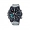 Casio Edifice ECB-40DB-1A Silver Stainless Steel Band Men Watch