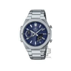Casio Edifice ECB-S10D-2A Silver Stainless Steel Band Men Watch