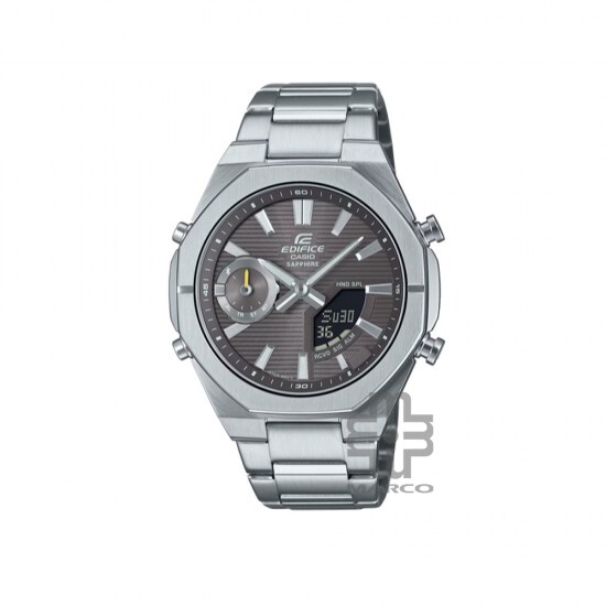 Casio Edifice ECB-S10D-8A Silver Stainless Steel Band Men Watch