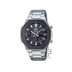 Casio Edifice ECB-S10DB-1A Silver Stainless Steel Band Men Watch