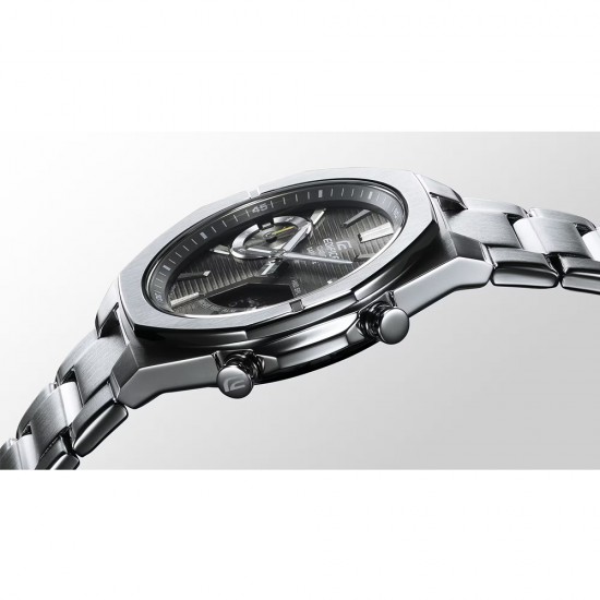 Casio Edifice ECB-S10DB-1A Silver Stainless Steel Band Men Watch Casio Edifice ECB-S10DB-1A Silver Stainless Steel Band Men Watch