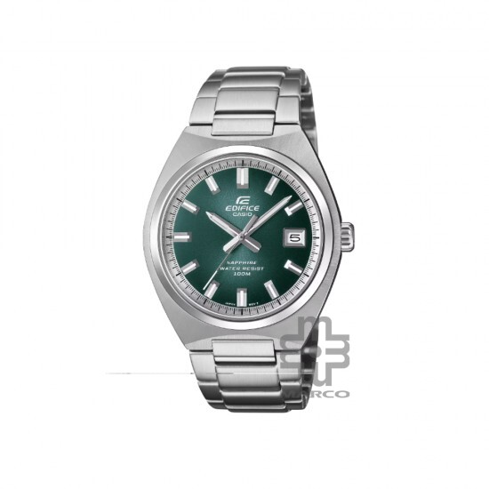 Casio Edifice EFB-109D-3AV Silver Stainless Steel Band Men Watch