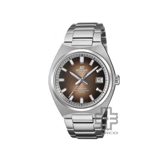 Casio Edifice EFB-109D-5AV Silver Stainless Steel Band Men Watch