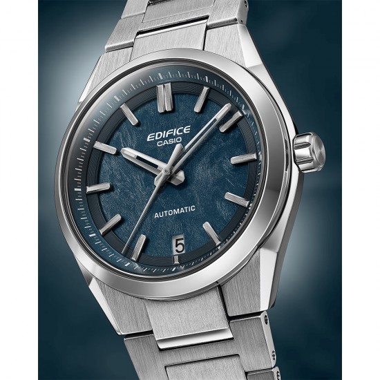 Casio Edifice Automatic EFK-100D-2A Silver Stainless Steel Band Men Watch Casio Edifice Automatic EFK-100D-2A Silver Stainless Steel Band Men Watch