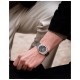 Casio Edifice Automatic EFK-200CD-1A Silver Stainless Steel Band Men Watch