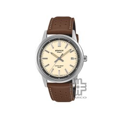 Casio Edifice EFR-109L-7A Brown Leather Band Men Watch