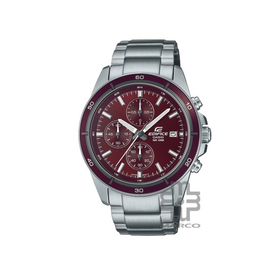 Casio Edifice EFR-526D-5CV Silver Stainless Steel Band Men Watch Casio Edifice EFR-526D-5CV Silver Stainless Steel Band Men Watch