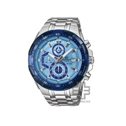 Casio Edifice EFR-539DE-2AV Silver Stainless Steel Band Men Watch