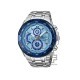 Casio Edifice EFR-539DE-2AV Silver Stainless Steel Band Men Watch