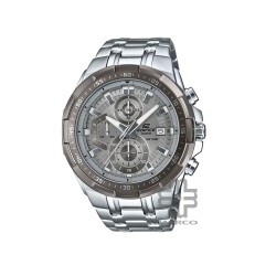 Casio Edifice EFR-539DE-8AV Silver Stainless Steel Band Men Watch