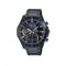 Casio Edifice EFR-571DC-2AV Black Stainless Steel Band Men Watch