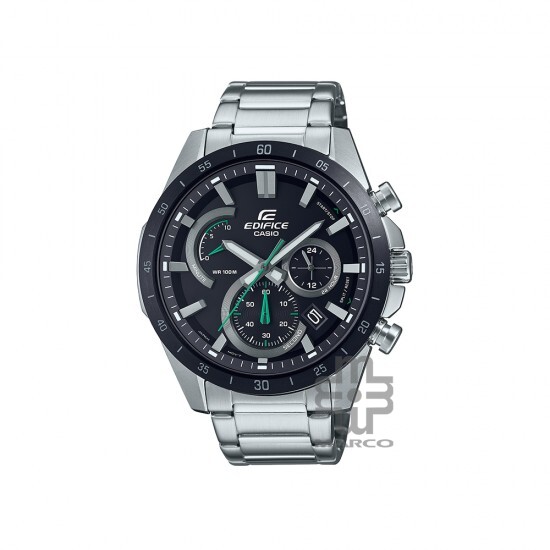 Casio Edifice EFR-573DB-1AV Silver Stainless Steel Band Men Watch Casio Edifice EFR-573DB-1AV Silver Stainless Steel Band Men Watch