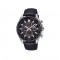 Casio Edifice EFR-574BL-1AV Black Leather Band Men Watch