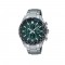 Casio Edifice EFR-574DB-3AV Silver Stainless Steel Band Men Watch