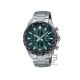 Casio Edifice EFR-574DB-3AV Silver Stainless Steel Band Men Watch