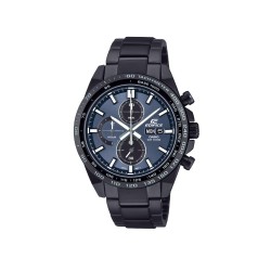 Casio Edifice EFR-574DC-2AV Black Stainless Steel Band Men Watch