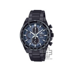 Casio Edifice EFR-574DC-2AV Black Stainless Steel Band Men Watch