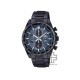 Casio Edifice EFR-574DC-2AV Black Stainless Steel Band Men Watch