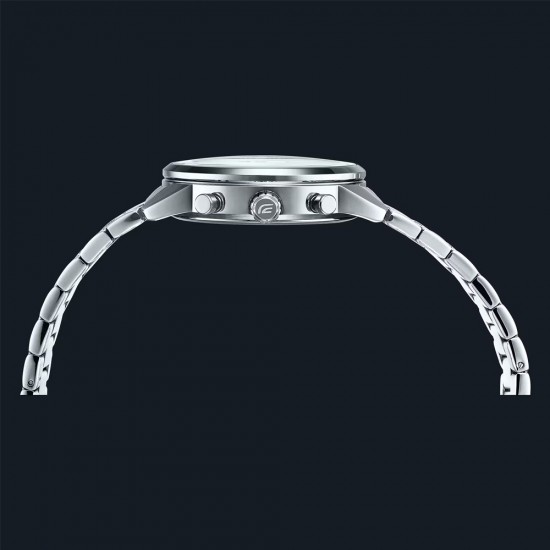 Casio Edifice EFR-575D-1A Silver Stainless Steel Band Men Watch