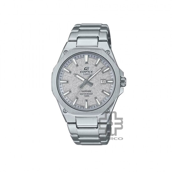 Casio Edifice EFR-S108DE-8AV Silver Stainless Steel Band Men Watch