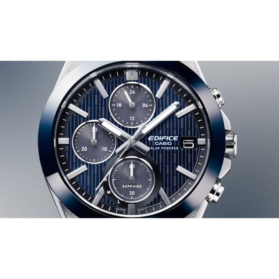 Casio Edifice EFS-S650D-2A Silver Stainless Steel Band Men Watch