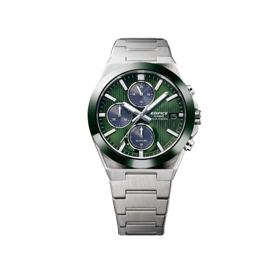 Casio Edifice EFS-S650D-3A Silver Stainless Steel Band Men Watch