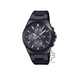 Casio Edifice EFS-S650DC-1A Black Stainless Steel Band Men Watch